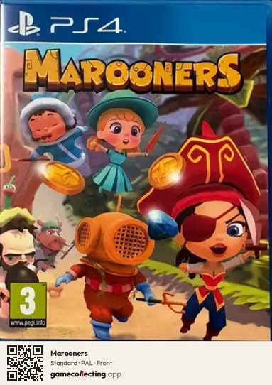 Marooners PlayStation 4, PAL box front