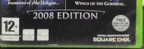 Final Fantasy XI, the USK square on its front