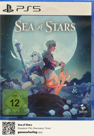 Sea of Stars PlayStation 5, Germany box front