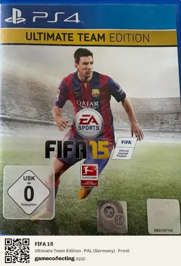 FIFA 15 PlayStation 4, Germany box front