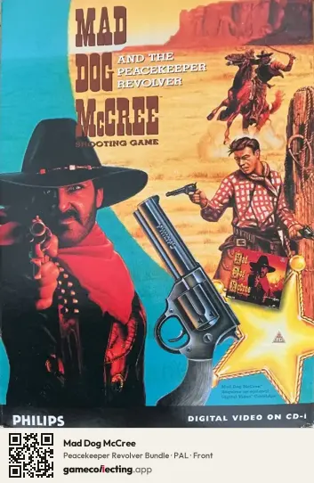 Mad Dog McCree Philips CD-i, PAL box front