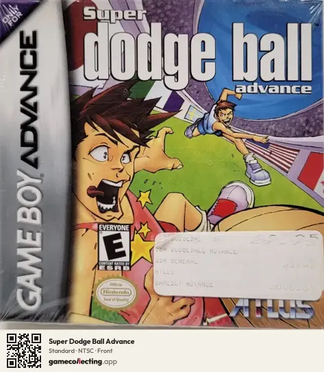Super Dodge Ball Advance Game Boy Advance, NTSC box front