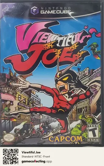Viewtiful Joe Nintendo GameCube, NTSC box front