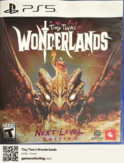 Tiny Tina's Wonderlands PlayStation 5, NTSC box front
