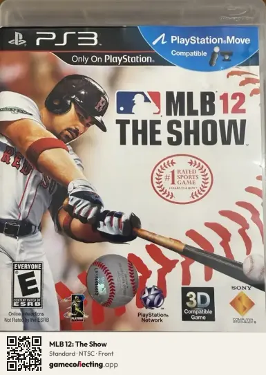 MLB 12: The Show PlayStation 3, NTSC box front