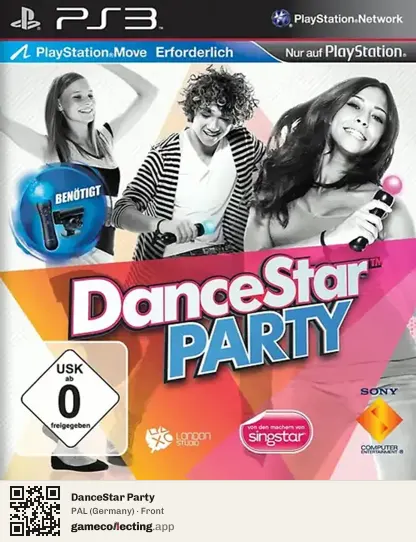 DanceStar Party PlayStation 3, Germany box front