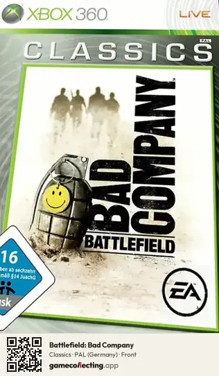Battlefield: Bad Company Xbox 360, Germany box front