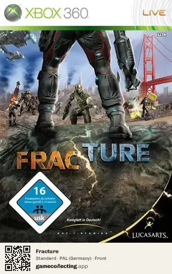 Fracture Xbox 360, Germany box front