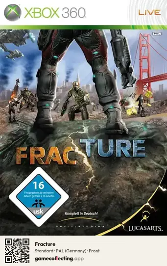 Fracture Xbox 360, Germany box front