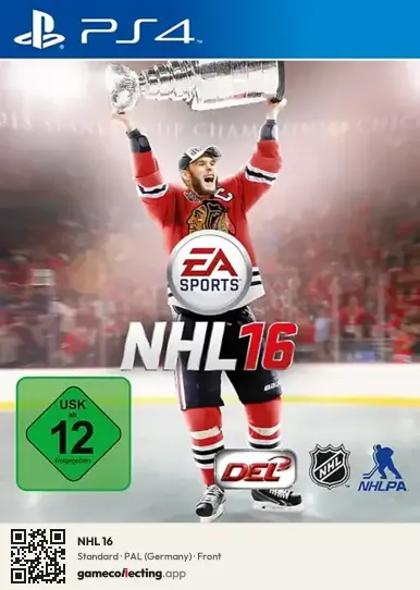 NHL 16 PlayStation 4, Germany box front