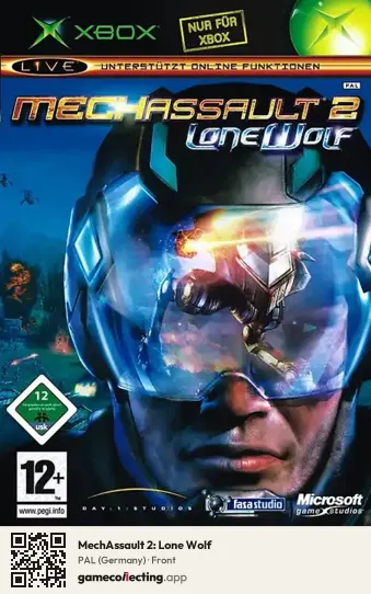MechAssault 2: Lone Wolf Xbox, Germany box front