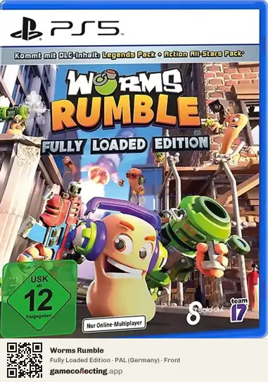 Worms Rumble PlayStation 5, Germany box front