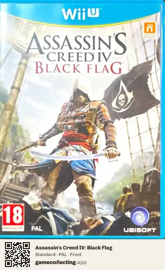 Assassin's Creed IV: Black Flag Nintendo Wii U, PAL box front