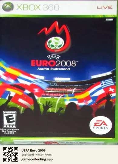 UEFA Euro 2008 Xbox 360, NTSC box front
