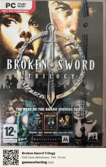 Broken Sword Trilogy Computer, PAL box front