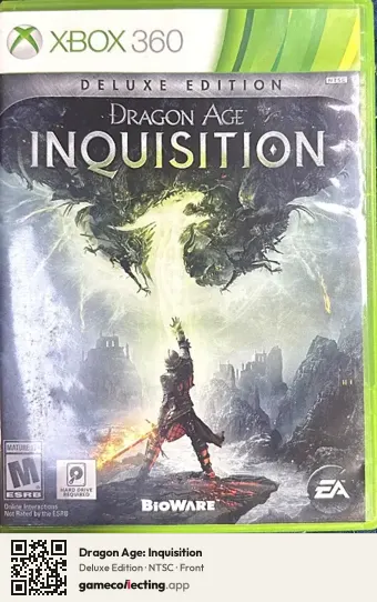 Dragon Age: Inquisition Xbox 360, NTSC box front