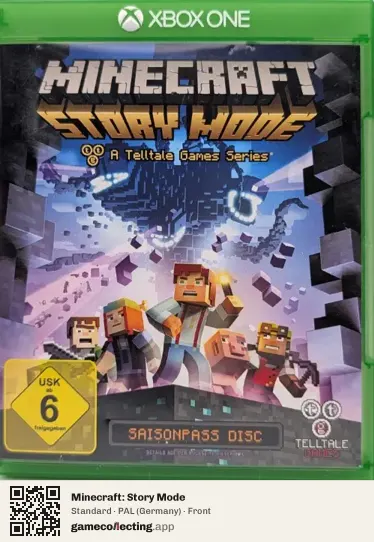 Minecraft: Story Mode Xbox One, Germany box front