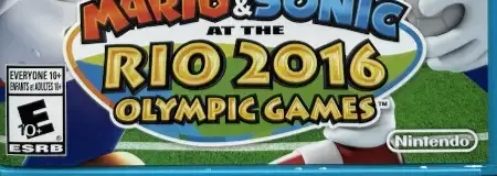 Mario & Sonic at the Rio 2016 Olympic Games, the ESRB box on its front