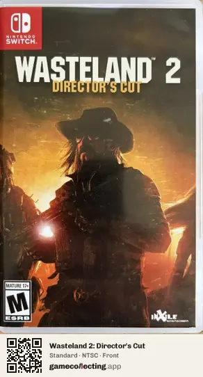 Wasteland 2: Director's Cut Nintendo Switch, NTSC box front