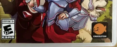 Wargroove, the ESRB box on its front
