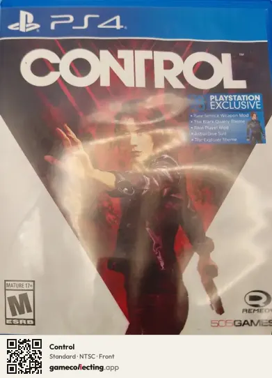 Control PlayStation 4, NTSC box front