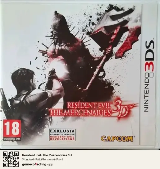Resident Evil: The Mercenaries 3D Nintendo 3DS, Germany box front