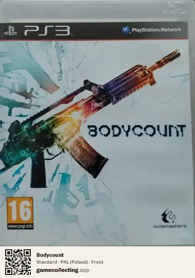 Bodycount PlayStation 3, Poland box front