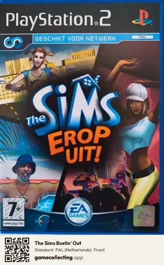 The Sims Bustin' Out PlayStation 2, Netherlands box front