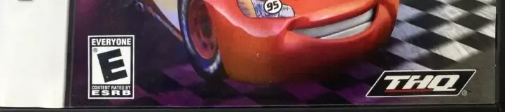Cars Race-O-Rama, the ESRB box on its front