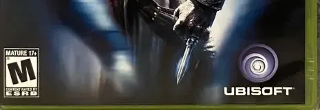 Assassin's Creed, the ESRB box on its front