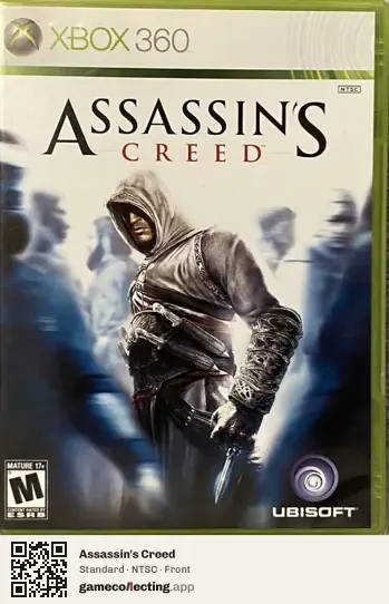 Assassin's Creed Xbox 360, NTSC box front