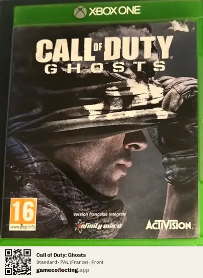 Call of Duty: Ghosts Xbox One, France box front