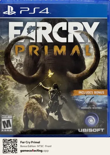 Far Cry Primal PlayStation 4, NTSC box front