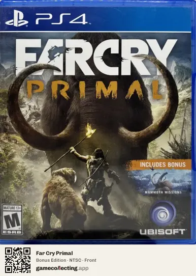 Far Cry Primal PlayStation 4, NTSC box front