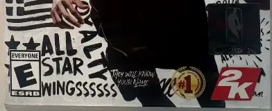 NBA 2K19, the ESRB box on its front