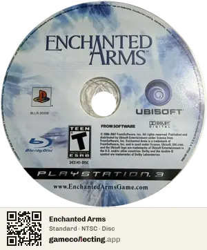 Enchanted Arms PlayStation 3, NTSC disc