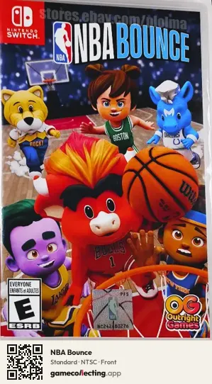 NBA Bounce Nintendo Switch, NTSC box front