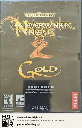 Neverwinter Nights 2 Computer, NTSC box front