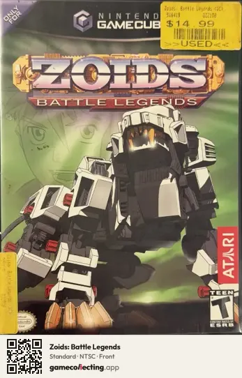 Zoids: Battle Legends Nintendo GameCube, NTSC box front