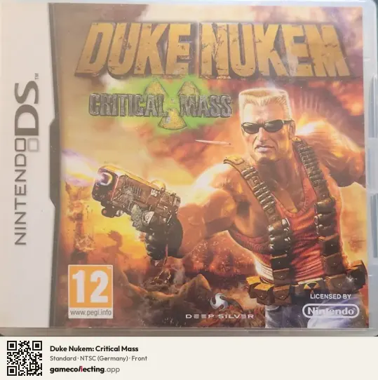 Duke Nukem: Critical Mass Nintendo DS, Germany box front