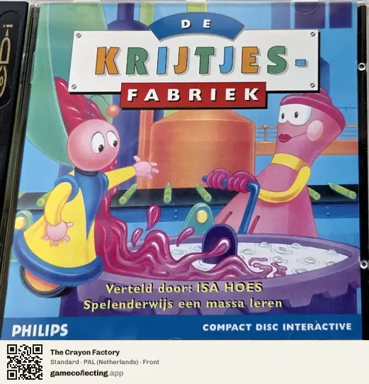 The Crayon Factory Philips CD-i, Netherlands box front