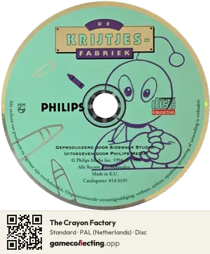 The Crayon Factory Philips CD-i, PAL disc