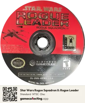 Star Wars Rogue Squadron II: Rogue Leader Nintendo GameCube, NTSC disc