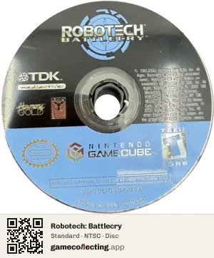 Robotech: Battlecry Nintendo GameCube, NTSC disc