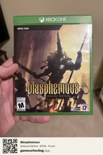 Blasphemous Xbox One, NTSC box front