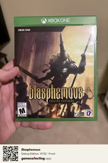 Blasphemous Xbox One, NTSC box front