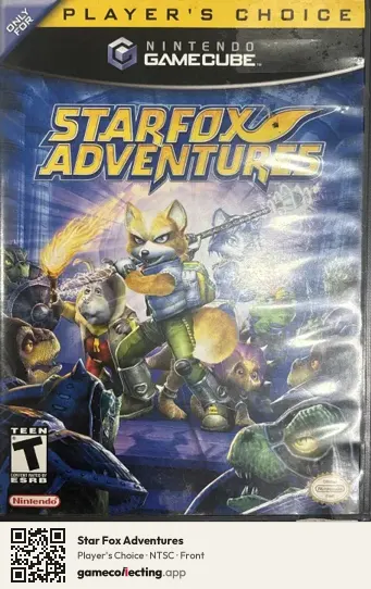 Star Fox Adventures Nintendo GameCube, NTSC box front