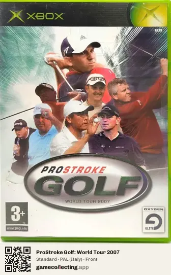 ProStroke Golf: World Tour 2007 Xbox, Italy box front