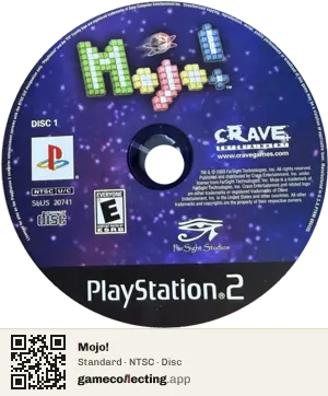 Mojo! PlayStation 2, NTSC disc
