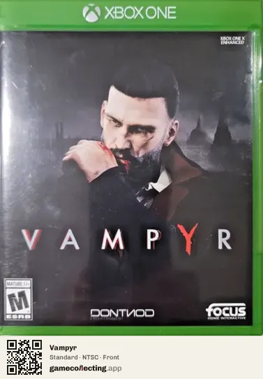 Vampyr Xbox One, NTSC box front